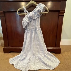 Seersucker girls dress